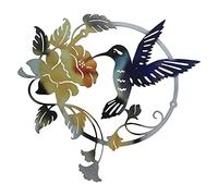 Cetfuro Fer Art Oiseau DéCoration Murale Jardin ClôTure Pelouse HôTel Mur Sculpture Ornements Vintage Ornement pour IntéRieur ExtéRieur Maison C