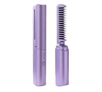 Cetfuro Lisseur de Cheveux Professionnel Sans 2 en 1, Peigne à Friser, Chauffage, Ions NéGatifs, Lissage, Outils de Coiffure-A