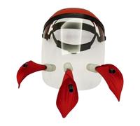 Cetfuro Mangeoire à Oiseaux avec Casque, Mangeoire à Oiseaux à Fleurs Portable, Mangeoire à Oiseaux Extérieure à Tête