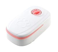 Cetfuro Mangeoire Automatique Animaux Compagnie, Distributeur Automatique Détachable Nourriture Sèche Chiens,Mangeoire Intelligente Animaux Compagnie,Chronométrée et Chiens, Rose