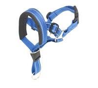 Cetfuro MuselièRes pour Chien, Collier Anti-Aboiement pour Chien, Outil de Dressage Respirant pour Chien, MuselièRe en Nylon avec Bandes RéFléChissantes, M-Bleu