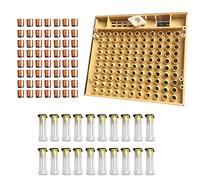 Cetfuro Outils Apiculture Set d'equipement 'elevage de la Reine Boite de 110pcs Tasses de cellules d'abeilles en Plastique Kit de Tasse Reine Cage
