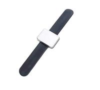 Cetfuro RéGlable MagnéTique Pin Bracelet Auto-AdhéSif Bande de Poignet Plaque MagnéTique pour Salon de Coiffure Clip Noir