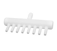 Cetfuro Vanne d'air en Plastique a 8-Voie pour Le Tube d'aquarium Soupape d'air