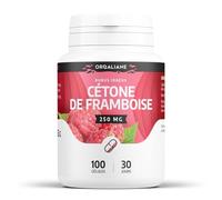 Cétone de Framboise - 250 mg - 100 gélules - Orgaliane