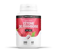 Cétone de Framboise - 250 mg - 200 gélules - Orgaliane