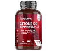 Cétone de Framboise Plus, 180 Gélules Complex 8-en-1 Raspberry Ketone