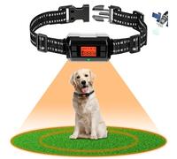 Cetoon - Clôture étanche sans Fil, Collier GPS extérieur pour Chien, GPS amélioré pour Chien avec Nouvelle Puce GPS Intelligente, Collier GPS pour Chien étanche IPX7, Rayon jusqu'à 1000m