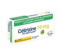 Cétrizine EG LABO Conseil® 10 mg Comprimé(S) À Sucer 7 pc(s)