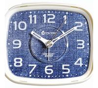 Cetronic Réveil Bleu avec Fonction Alarme Progressive, Bouton illuminé, Fonction répétition (Snooze), éclairage de l'écran