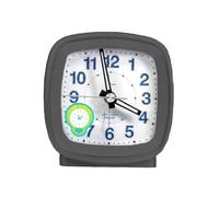 Cetronic Réveil Gris avec Fonction Alarme Progressive (Crescendo), rétro-éclairage Bleu, Fonction répétition (Snooze)