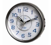 Cetronic Réveil Gris avec Fonction Alarme Progressive, Fonction répétition (Snooze), éclairage LED