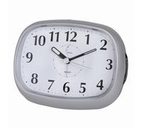 Cetronic Réveil Gris avec Fonction Mouvement Silencieux, Fonction répétition (Snooze)