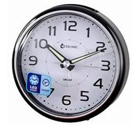 Cetronic Réveil Noir avec Fonction Alarme Progressive, Bouton illuminé, Fonction répétition (Snooze), éclairage de l'écran