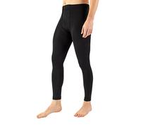 Cette 1/2 Paires - Leggings Thermiques pour Hommes, pantacollant en Polaire, Pantalon avec intérieur en Polaire | 300 DEN | Noir | M/L, XL, XXL (M-L, Noir)