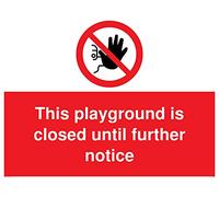 Cette aire de jeux est fermée jusqu'à nouvel avis - Aluminium Composite 3mm