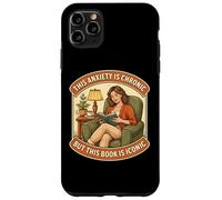 Cette anxiété Sociale est Chronique mais Le Livre est Une Femme emblématique Coque pour iPhone 11 Pro Max