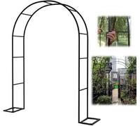 Cette Arche de Jardin en métal Durable et résistante aux intempéries est Une décoration extérieure élégante idéale pour Les Mariages et la décoration de Jardin.