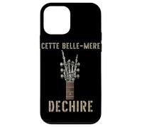 Cette Belle-Mere Dechire Guitare Squelette Gothique Rocker Coque pour iPhone 12 Mini