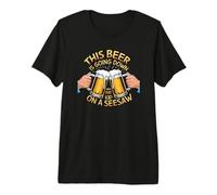 Cette bière descend comme Un Gros Enfant sur Une balançoire T-Shirt Haut de Gamme
