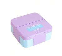Cette boîte à lunch à blocs de couleurs macaron est fabriquée en matériau PP, présente un design portable, des ustensiles intégrés, un joint étanche et convient pour la rentrée scolaire, le bureau, le