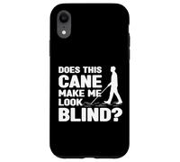 Cette Canne me Rend-Elle Aveugle ? Journée de Sensibilisation à la Canne Blanche Coque pour iPhone XR
