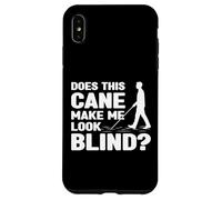 Cette Canne me Rend-Elle Aveugle ? Journée de Sensibilisation à la Canne Blanche Coque pour iPhone XS Max