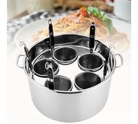 Cette Casserole à pâtes en Acier Inoxydable, avec sa passoire et Son Ensemble de Cuisson à 5 Trous, Convient Aussi Bien à la Maison qu'aux Restaurants. C'est l'outil idéal pour réussir la CU