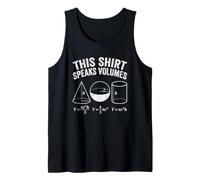 Cette Chemise Parle du Volume - Géométrie drôle Science Geek Maths Débardeur