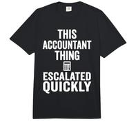 Cette Chose Comptable s'est Rapidement développée drôle CPA Finance Comfort Colors Adult Heavyweight T-Shirt