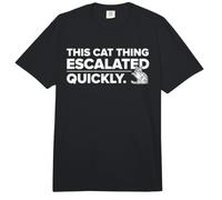 Cette Chose de Chat s'est Rapidement développée avec Un propriétaire Amusant de Chaton Comfort Colors Adult Heavyweight T-Shirt