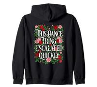 Cette Chose de Danse a Rapidement augmenté Floral Sweat à Capuche