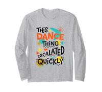 Cette Chose de Danse s'est Rapidement montée drôle Manche Longue