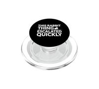 Cette Chose de Lapin s'est Rapidement développée avec Un propriétaire de Lapin Rongeur drôle PopSockets PopGrip pour MagSafe