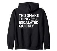Cette Chose de Serpent s'est Rapidement développée avec Un propriétaire de Reptile drôle Sweat à Capuche