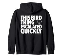 Cette Chose d'oiseau s'est Rapidement développée drôle Oiseau Oiseau Animal de Compagnie Sweat à Capuche