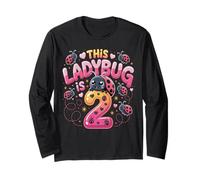 Cette Coccinelle est Une Famille de 2e Anniversaire pour Fille de 2 Ans Manche Longue