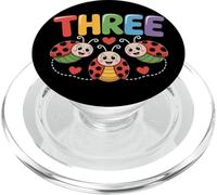 Cette Coccinelle est Une Famille de 3e Anniversaire pour Fille de 3 Ans PopSockets PopGrip pour MagSafe