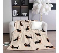 Cette couverture en flanelle présente un motif de chien mignon, est douce et légère, convient pour une utilisation toute l'année et fait le cadeau parfait pour les amateurs d'animaux de compagnie. Le 