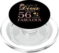Cette Diva Donne à 56 Ans Un Look Fabuleux pour Son 56e Anniversaire, Jour de la Reine B PopSockets PopGrip pour MagSafe