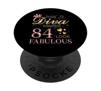 Cette Diva Donne Un Look Fabuleux à 84 Ans, Le Jour de la Reine B PopSockets PopGrip Adhésif