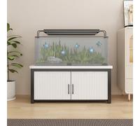 Cette étagère d'atrium en Fer forgé est dotée d'une Base Robuste et d'un Espace de Rangement intégré, ce Qui la Rend idéale pour la Maison ou Le Bureau. (Dimensions : 120 cm de Profondeur x