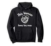 Cette Femme Aime Son Homme, Petite Amie, épouse, déclaration drôle Sweat à Capuche