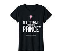 Cette Femme Cherche Un Prince Humour Célibataire T-Shirt