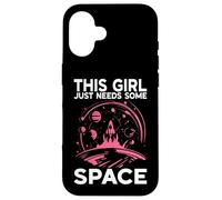 Cette Fille a Juste Besoin d'un Peu d'astronomie Spatiale Coque pour iPhone 16