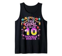 Cette Fille a Maintenant Deux Chiffres, C'est Mon 10e Anniversaire Débardeur