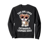 Cette Fille Adore Les Chiens léopards Catahoula Sweatshirt