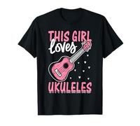 Cette fille adore les ukulélés T-Shirt