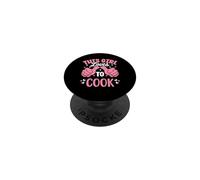 Cette Fille Aime Cuisiner Une Cuisine de Chef Amusante PopSockets PopGrip Adhésif