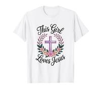 Cette Fille Aime Jésus Chrétienne Fille Jésus T-Shirt